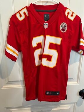 Nike Youth Kansas City Chiefs #25 Red Football Jersey